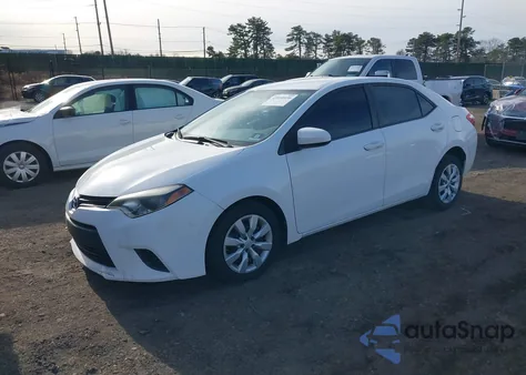 2014 Toyota Corolla Le из США, поврежденный, VIN 2T1BURHE7EC008093